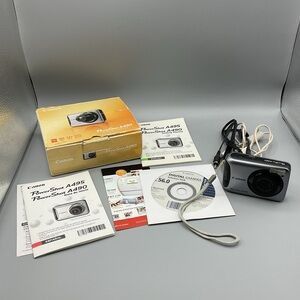 Canon PowerShot A490 10.0MP 3.3 X Optical Zoom Digital Camera Tested Working